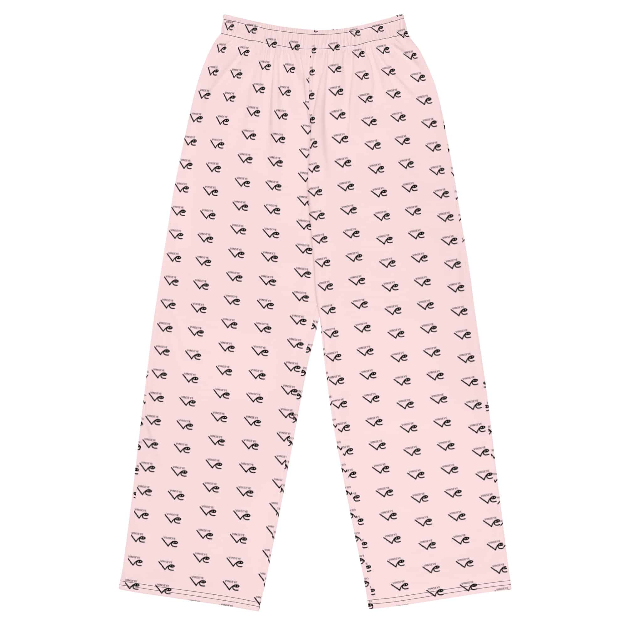 Pantalon large Pale pink monogram Vinseye-influensse