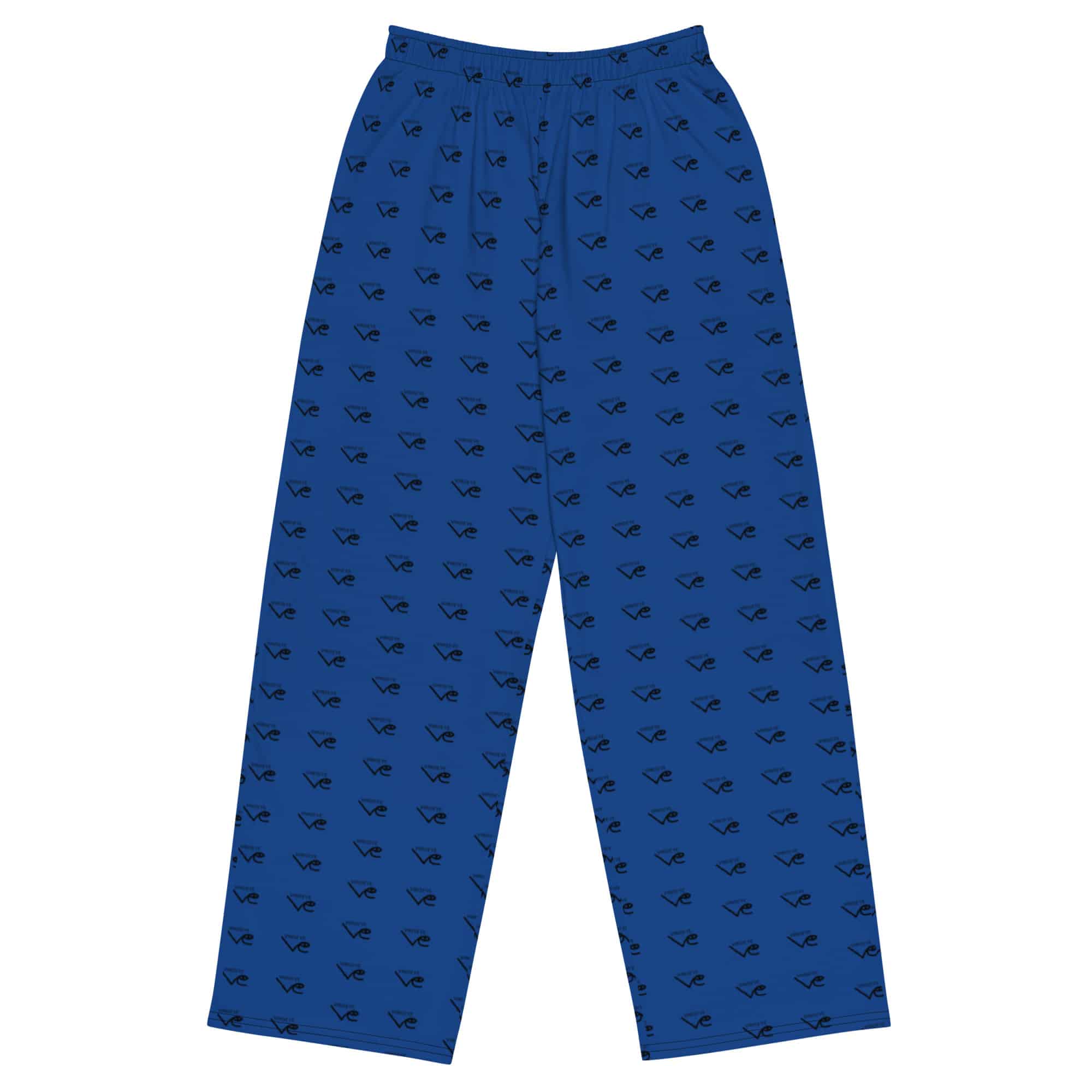Pantalon large Dark Cerulean monogram Vinseye-influensse