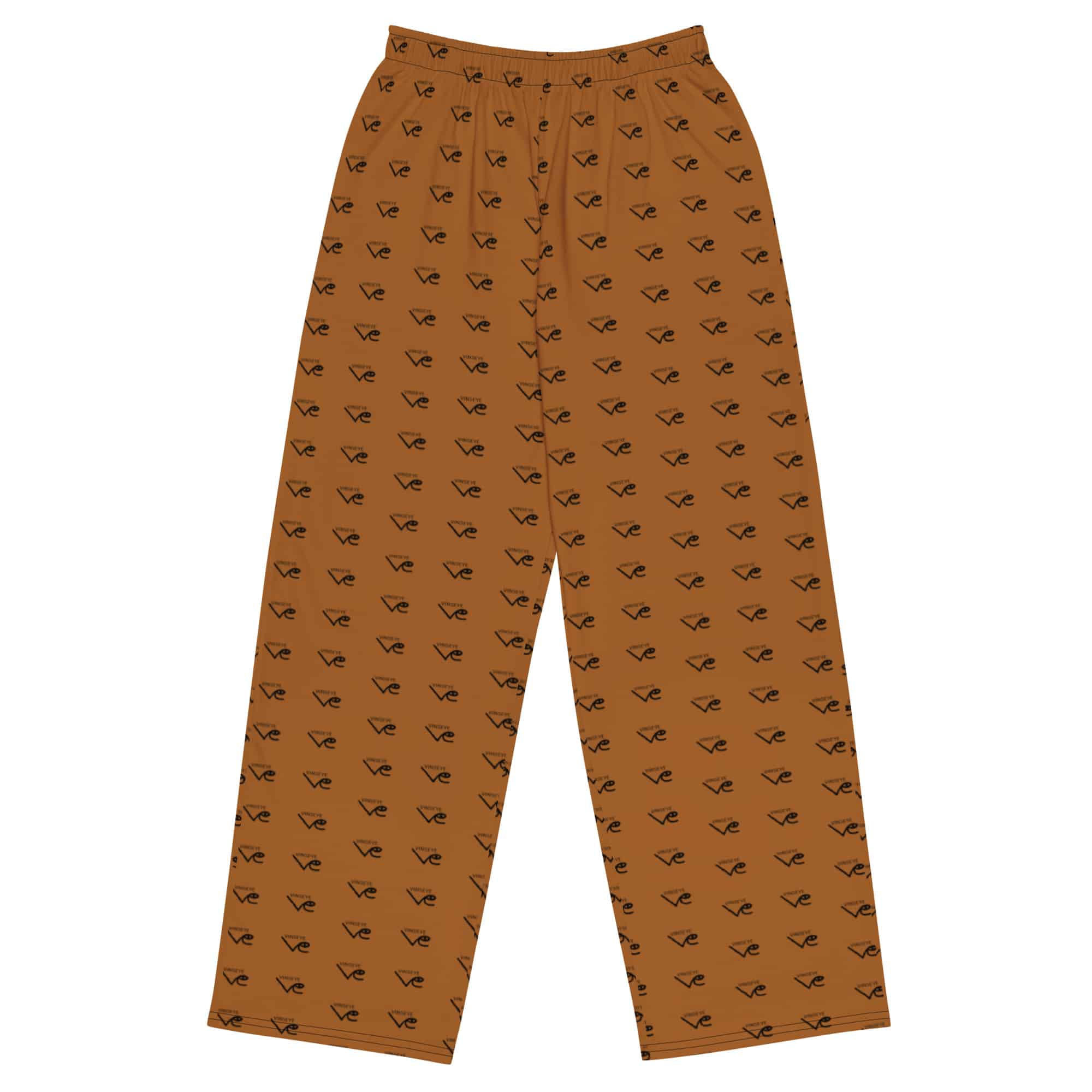 Pantalon large rich gold monogram Vinseye-influensse