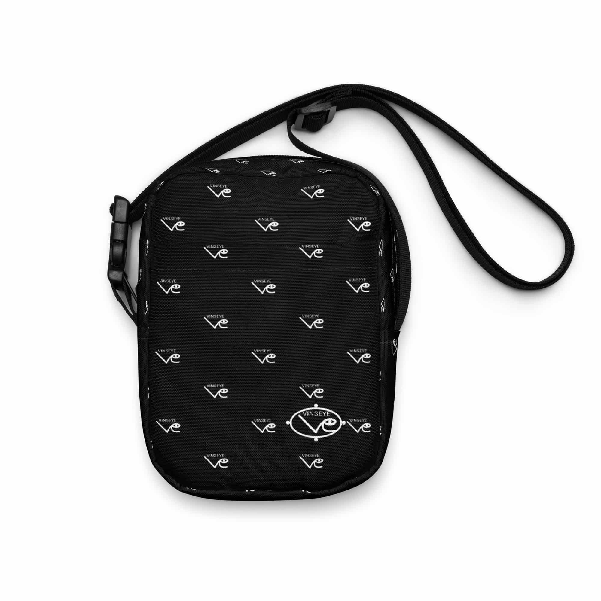 Sac à bandoulière monogram noir Vinseye-influensse