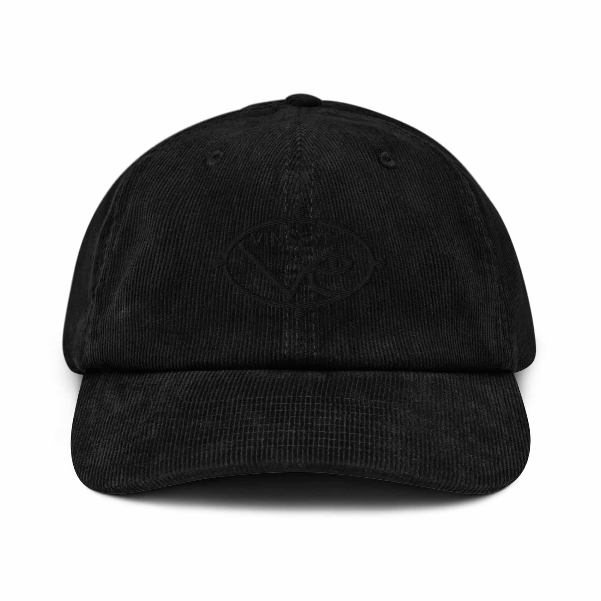 Casquette velour Noir Vinseye-influensse