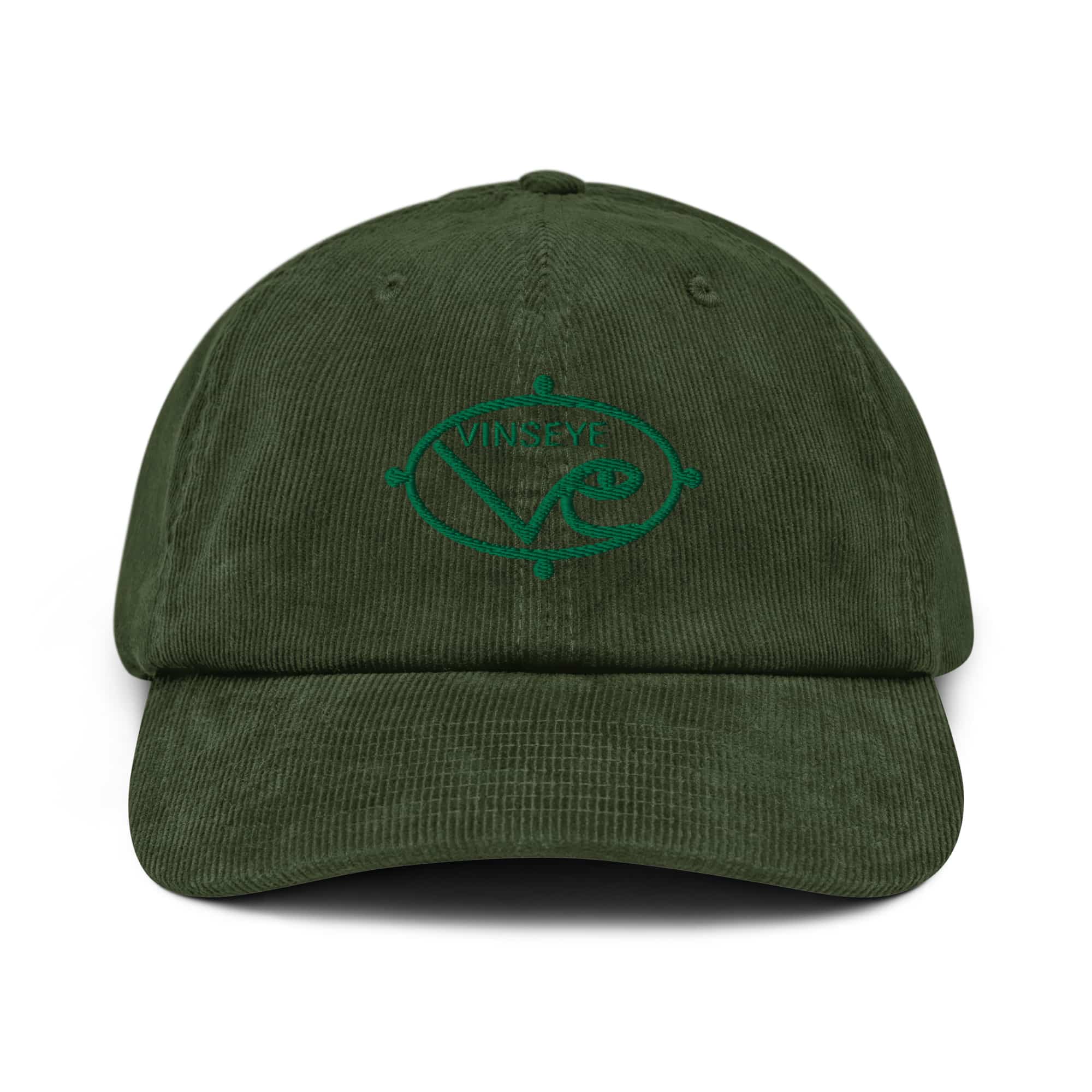Casquette velours Dark olive Vinseye-influensse
