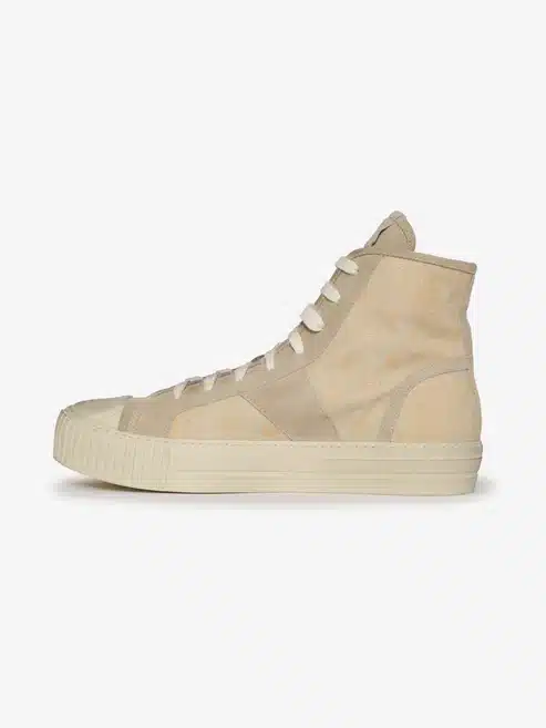 Sneaker daim montante BEL AIRS crème vintage blanc Rhude-influensse