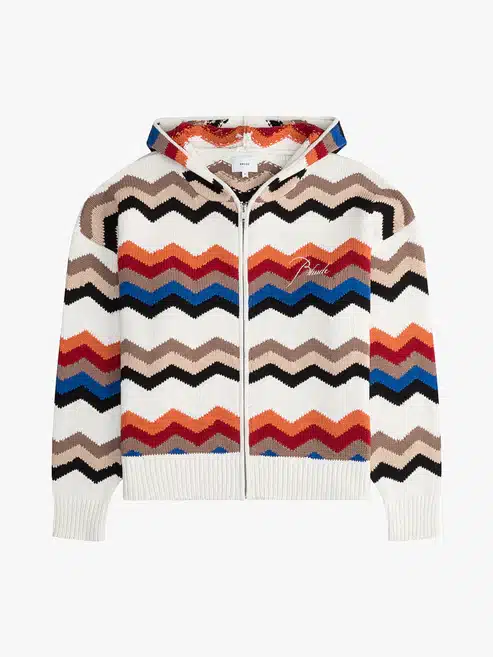 Pull à capuche tricot zip Cyril Rhude-influensse
