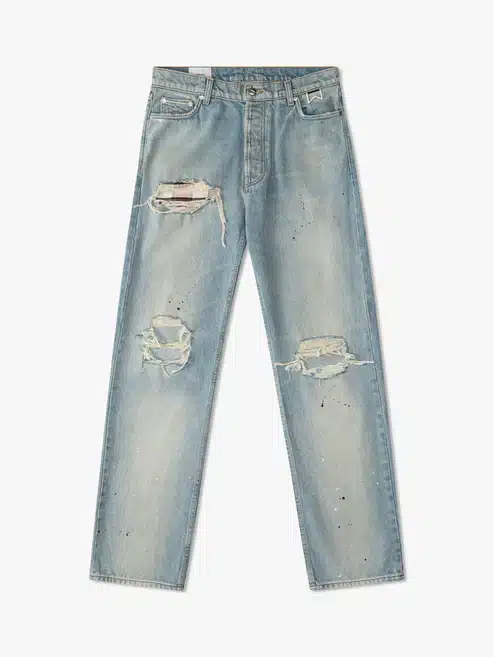 Jeans Denim Boxer indigo clair Rhude-influensse