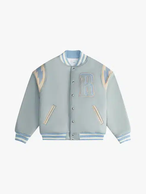 Veste Varsity Lightning laine menthe Rhude-influensse