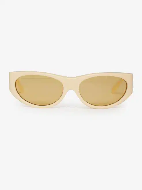 Lunettes de soleil New Agnelli blanc cassé Rhude-influensse
