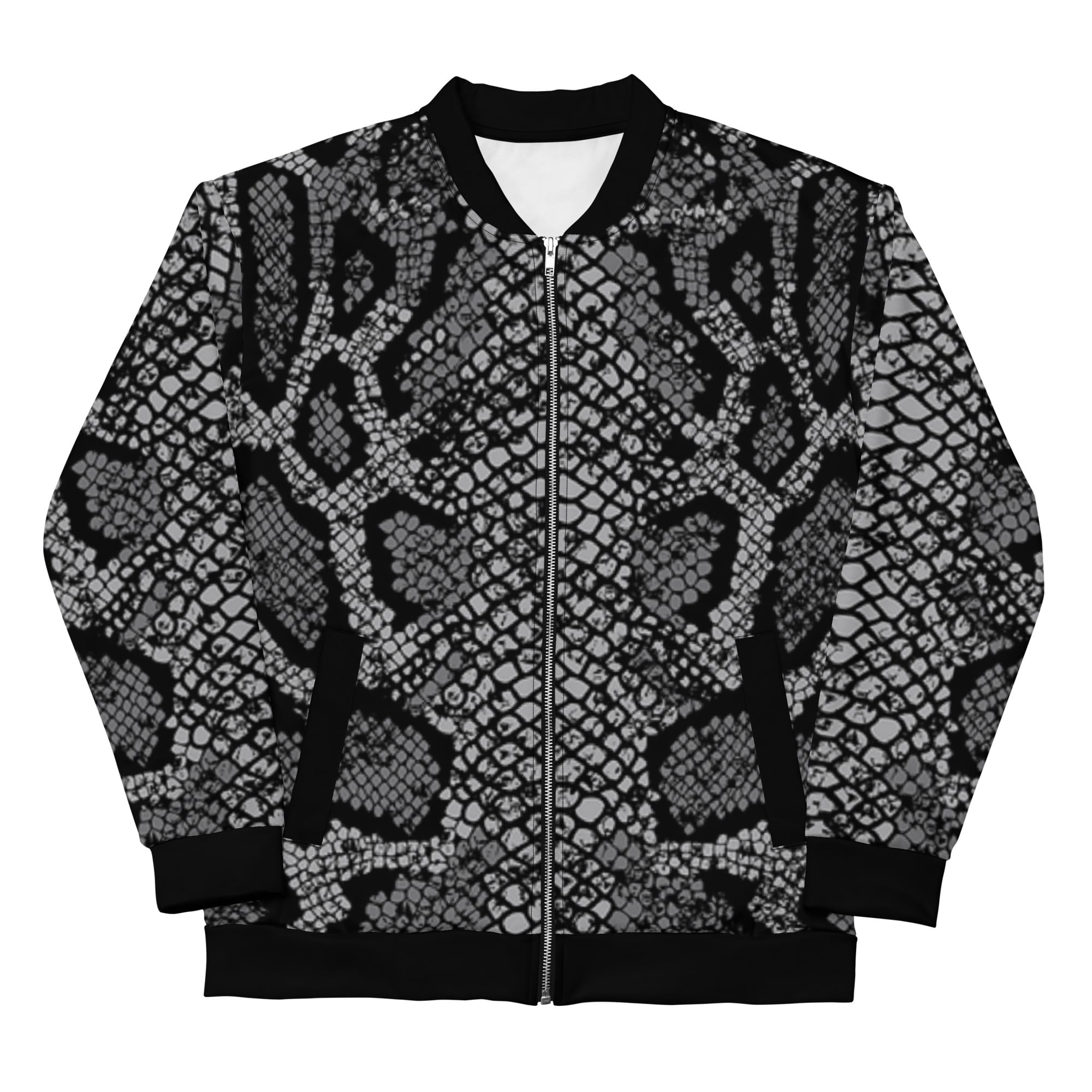 Veste Snake skin noir Vinseye-influensse