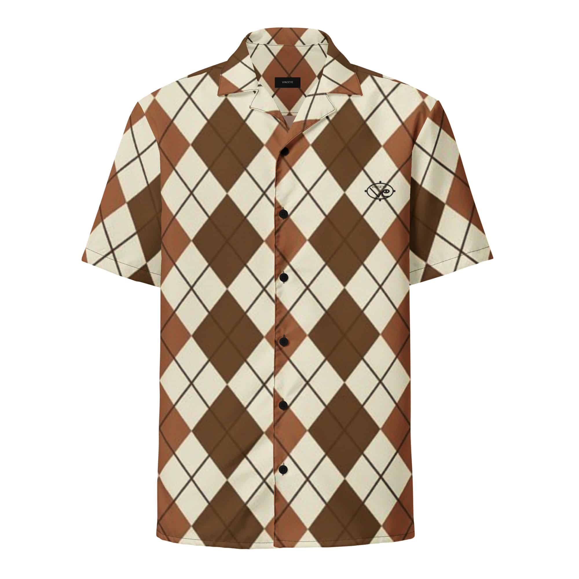 Chemise manches courtes Vintage Vinseye-influensse