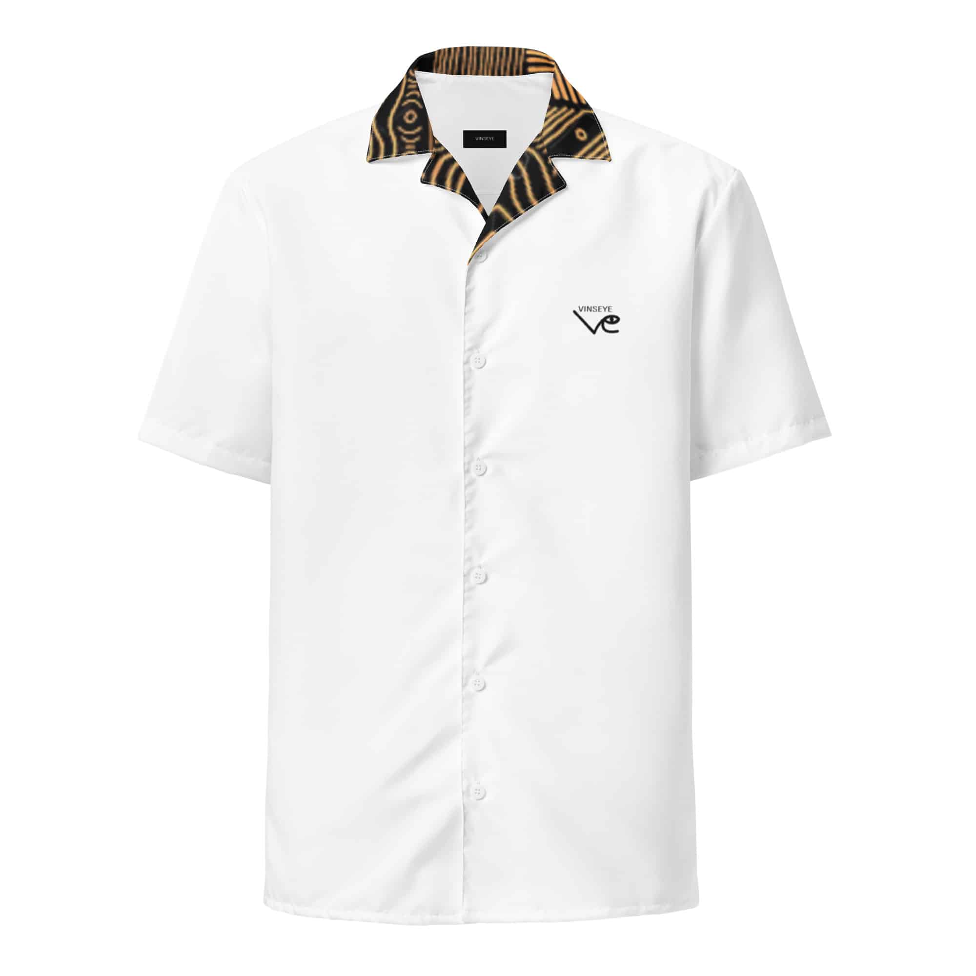 Chemise manches courtes Napoula blanc Vinseye-influensse