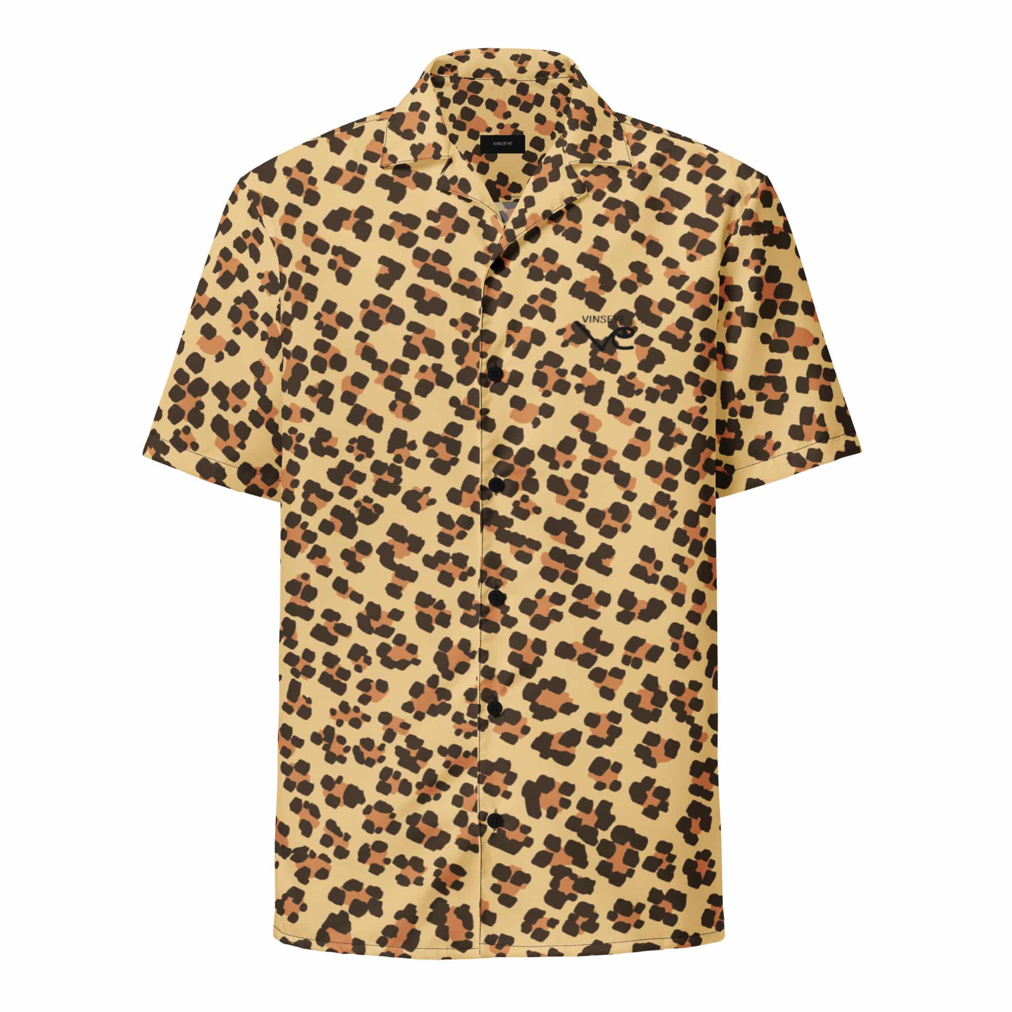 Chemise manches courtes Leopard Vinseye-influensse
