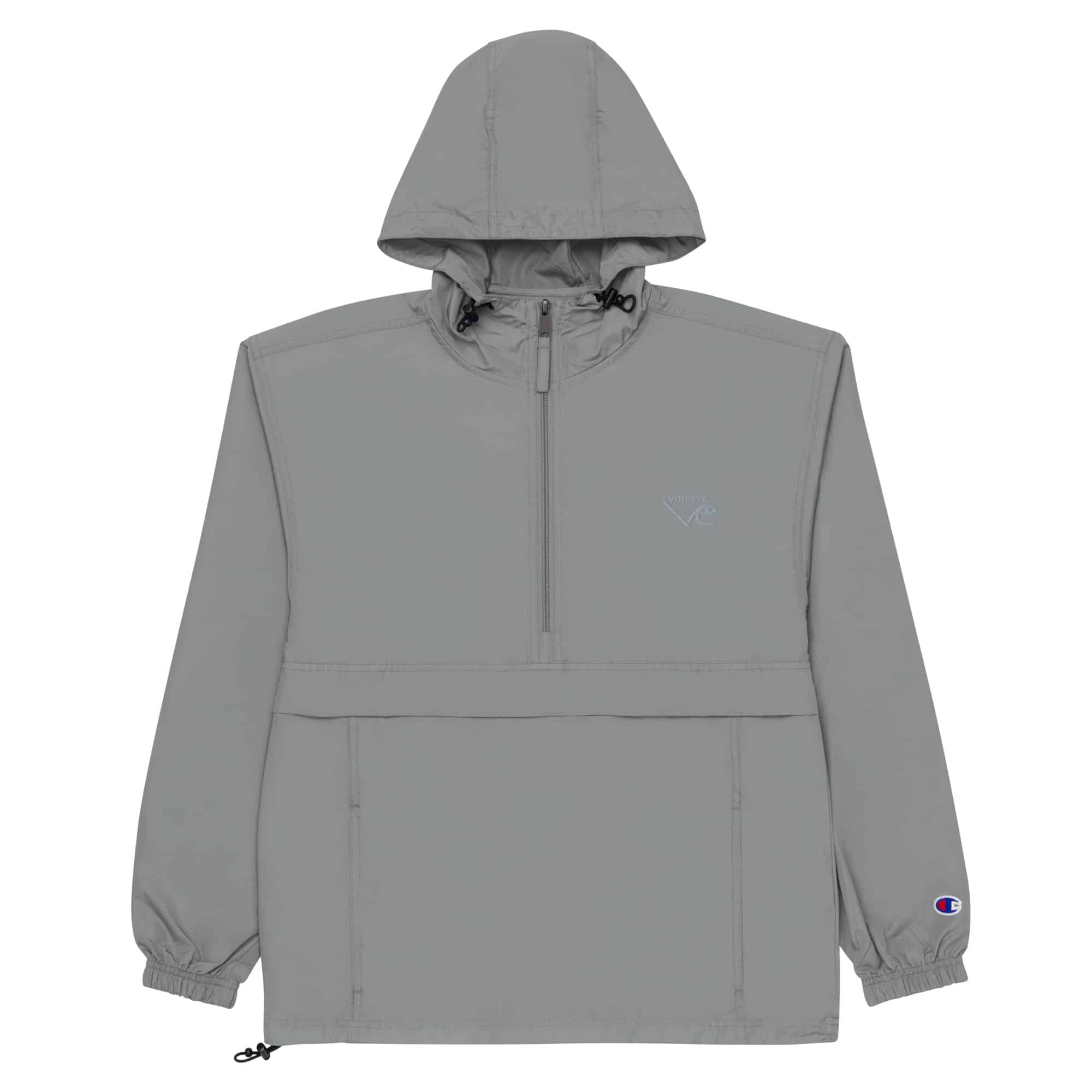 Veste à capuche pliable graphite Vinseye x Champion-influensse