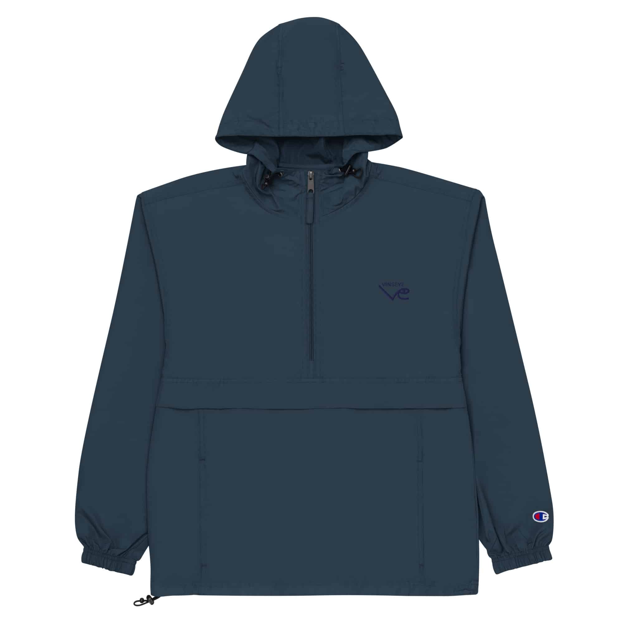 Veste à capuche pliable Navy Vinseye x Champion-influensse