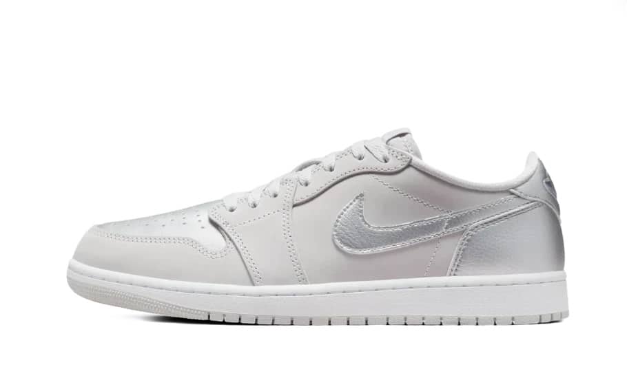 Sneaker Air Jordan 1 Low OG Metallic Silver Nike-influensse
