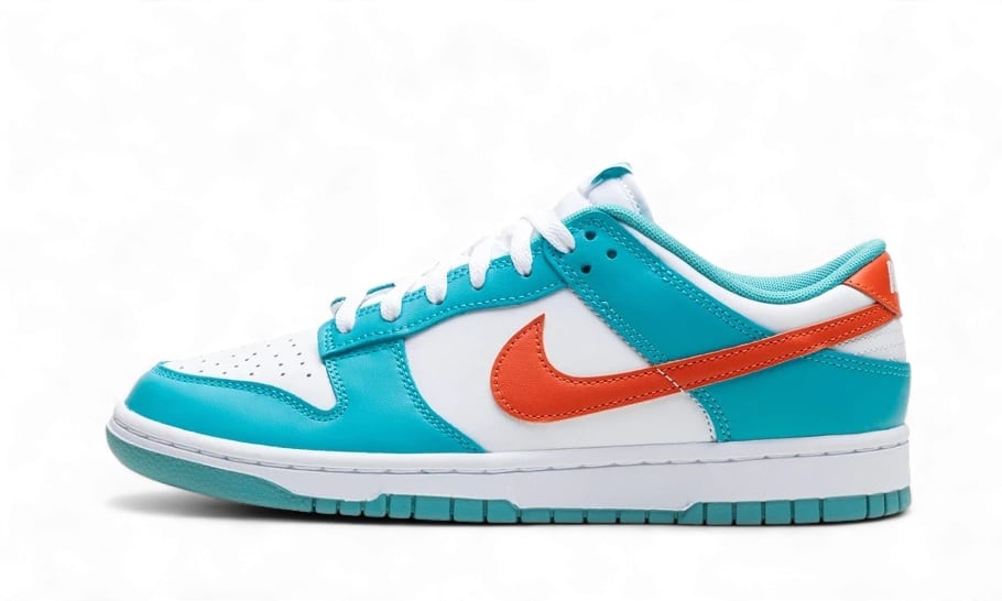 Sneaker Nike Dunk Low Miami Dolphins-influensse