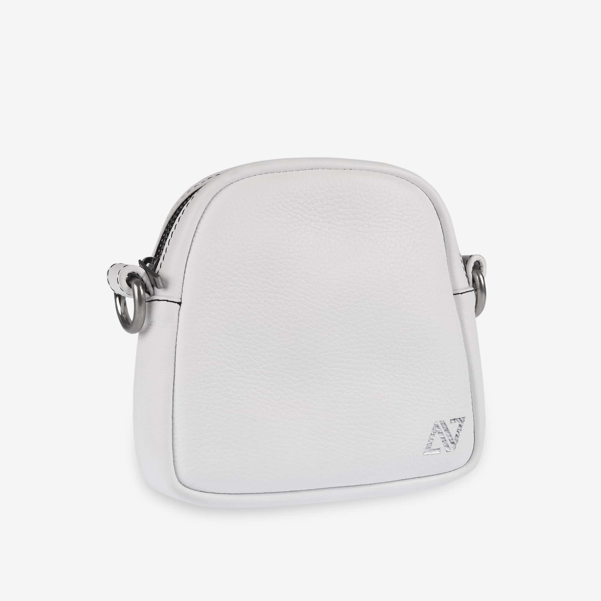 Sac à bandoulière Sigebert cuir blanc Aimric Valentin-influensse