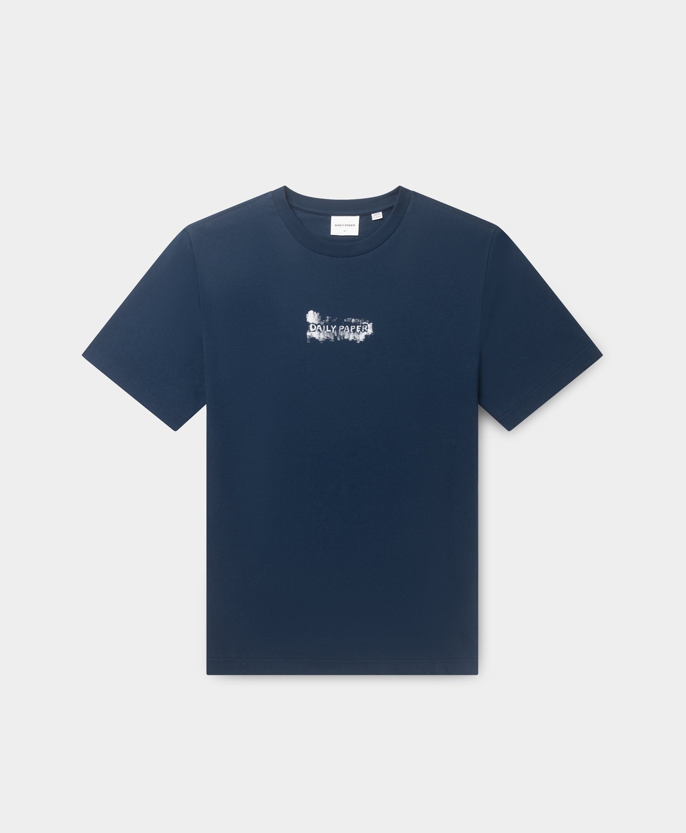T-shirt Logo Scratch bleu peagant Daily Paper-influensse