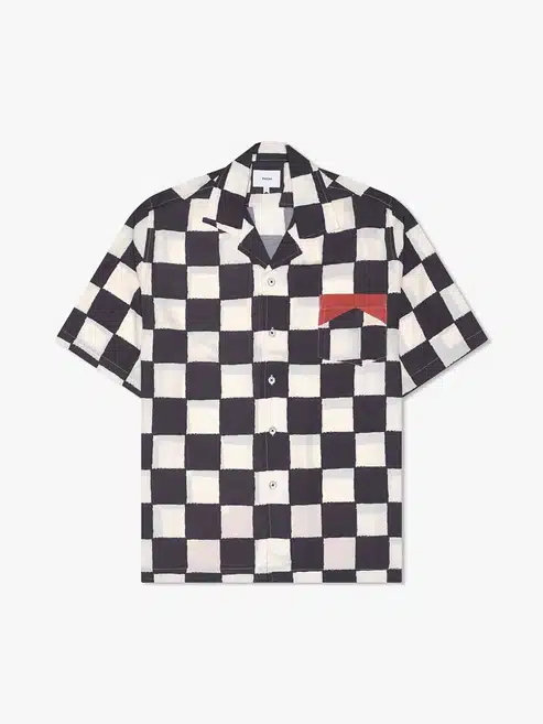 Chemise manches courtes Carreaux Rhude-influensse