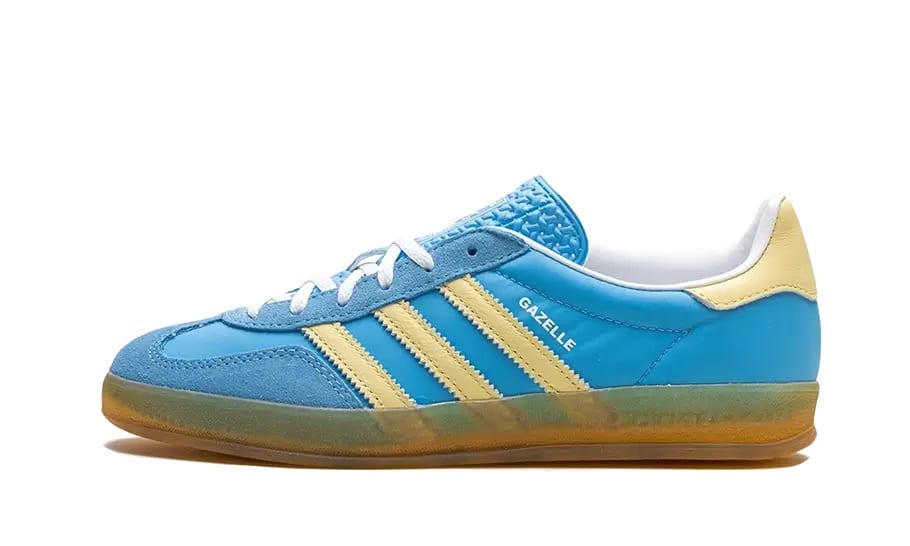 Sneaker Gazelle Indoor Semi Blue Burst Almost Yellow Adidas-influensse