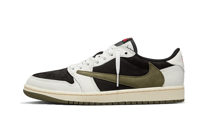 Sneaker Air Jordan 1 Retro Low OG SP Travis Scott Olive-influensse