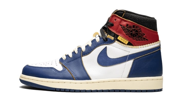 Sneaker Air Jordan 1 Retro High Union Los Angeles Blue Toe-influensse