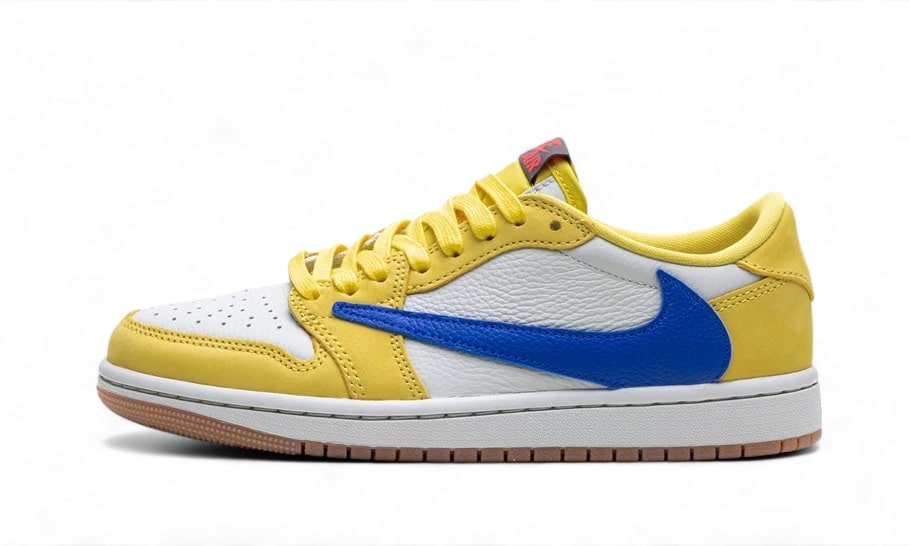 Sneaker Air Jordan 1 Retro Low OG SP Travis Scott Canary-influensse