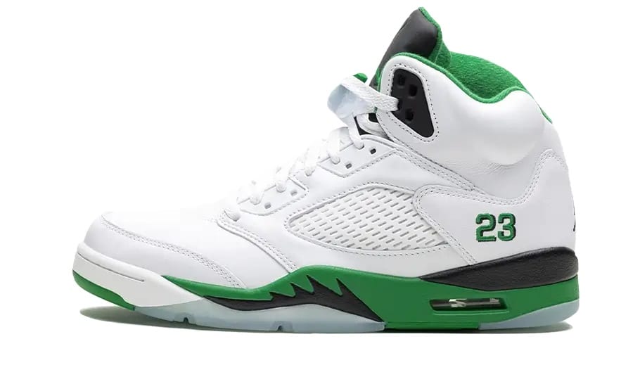 Sneaker Air Jordan 5 Retro Lucky Green-influensse