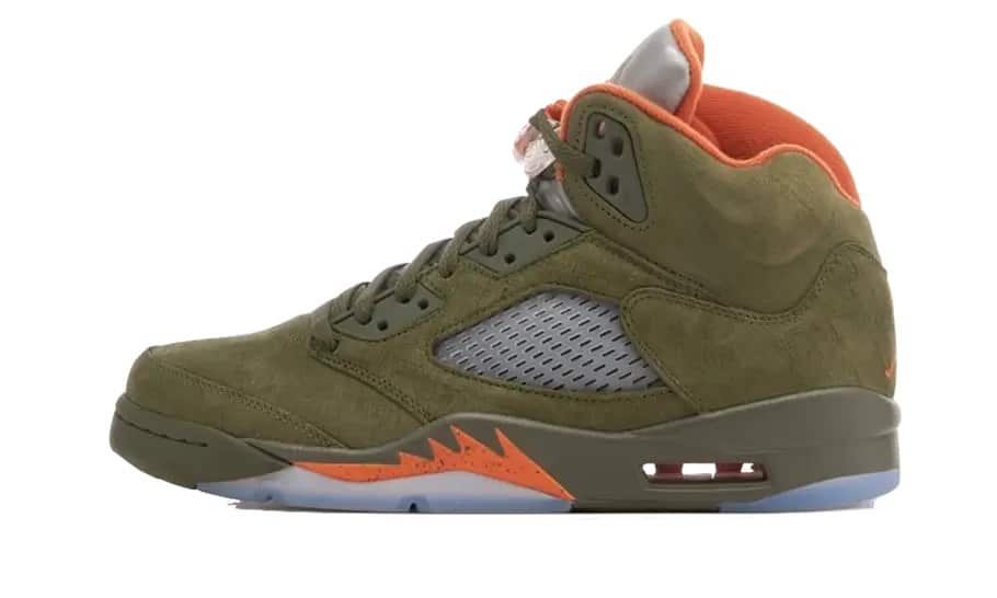 Sneaker Air Jordan 5 Retro Olive-influensse
