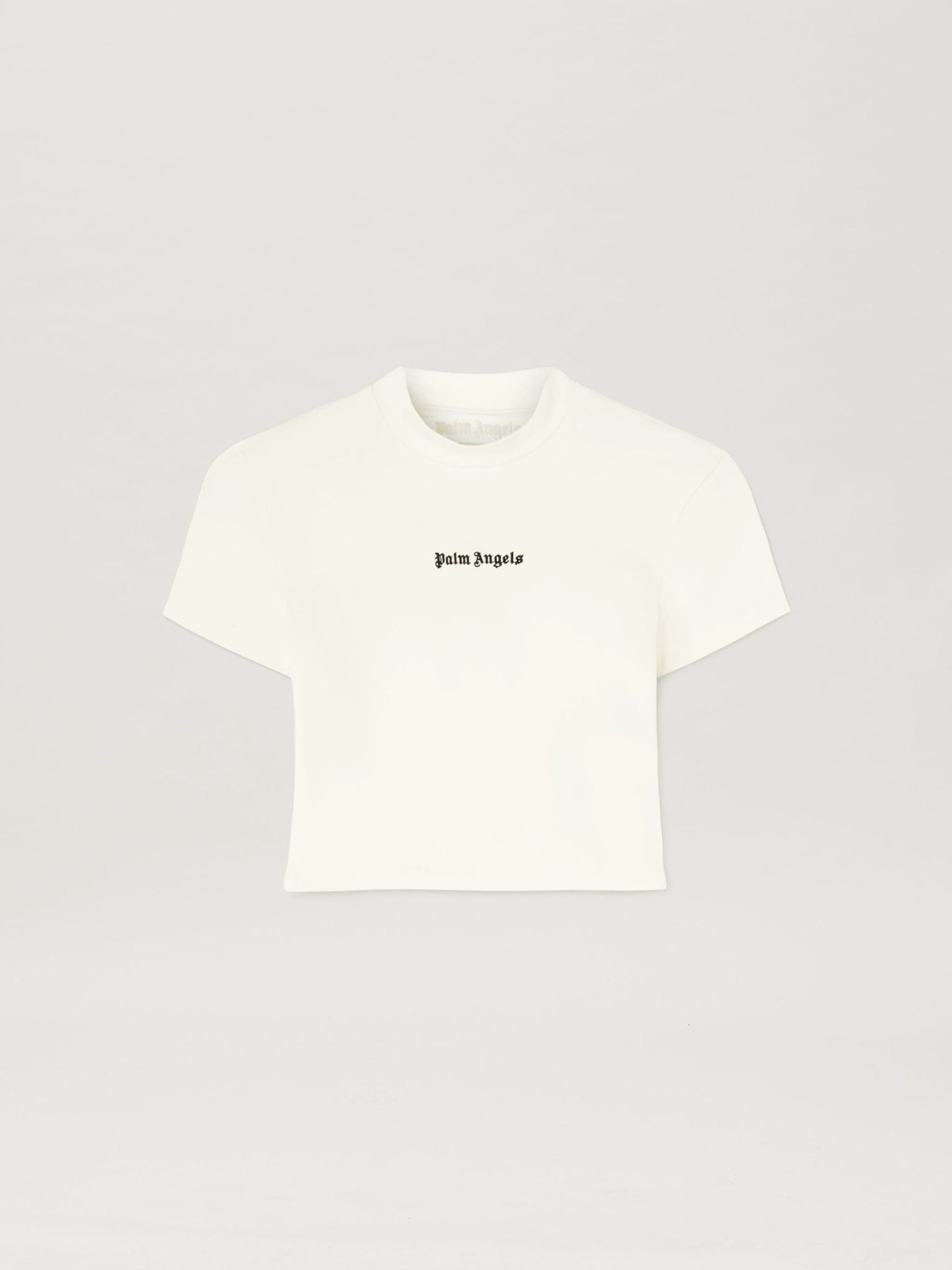 Crop top blanc cassé Palm Angels-influensse