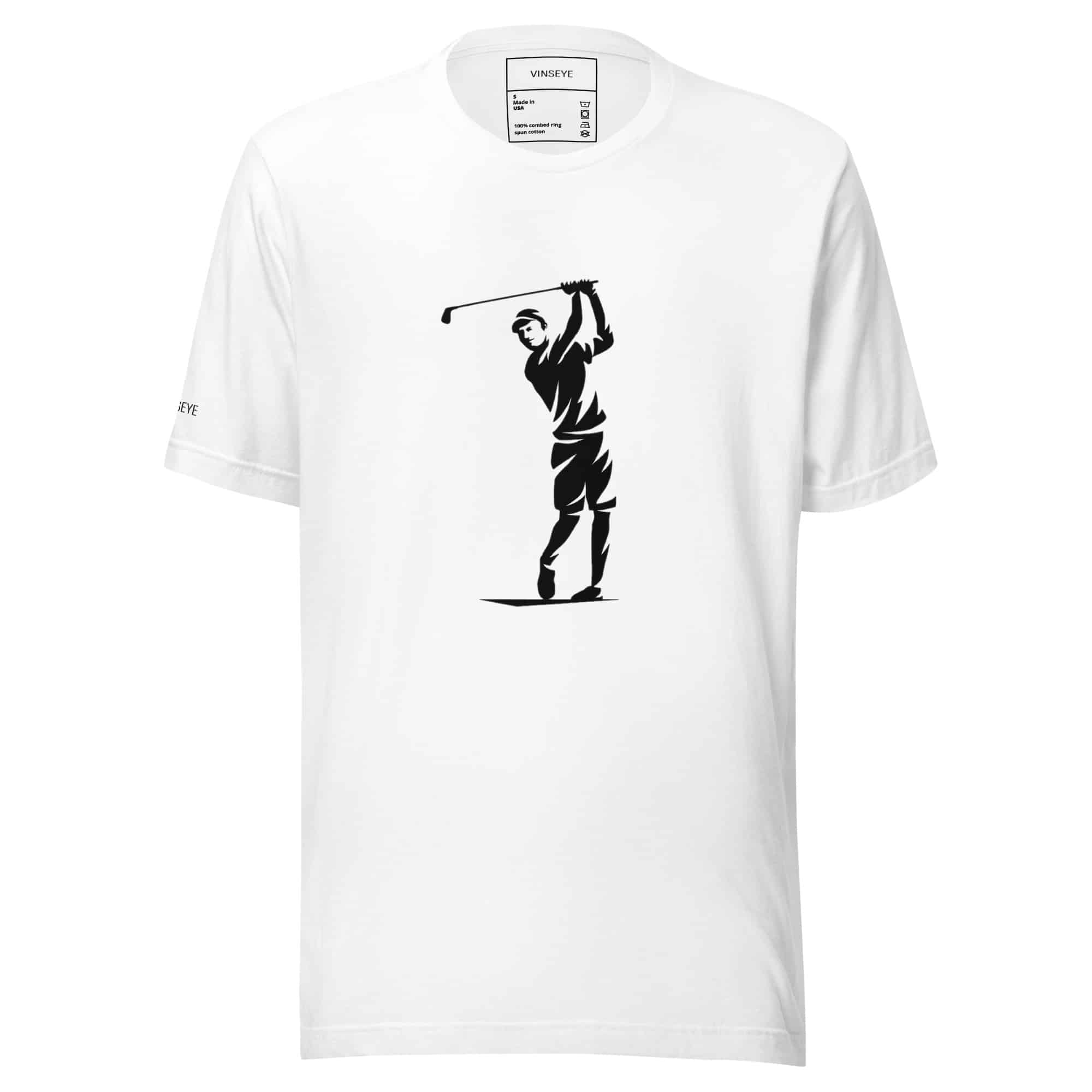 T-shirt Street golf blanc Vinseye-influensse