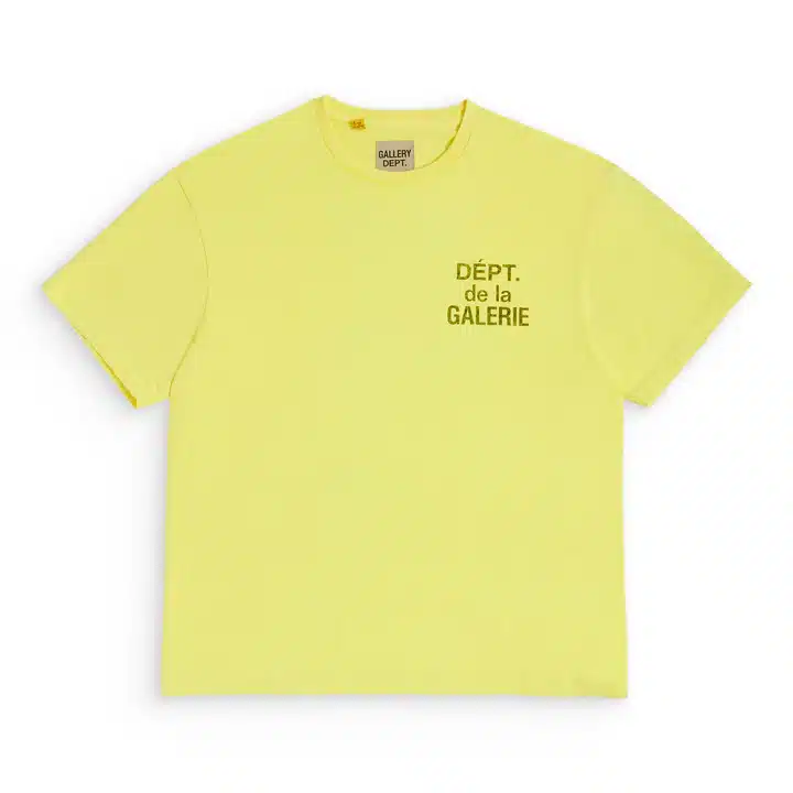 Tee French jaune fluo Gallery Dept.-influensse