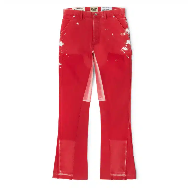 Jean LA Capenter Flares rouge Gallery Dept.-influensse