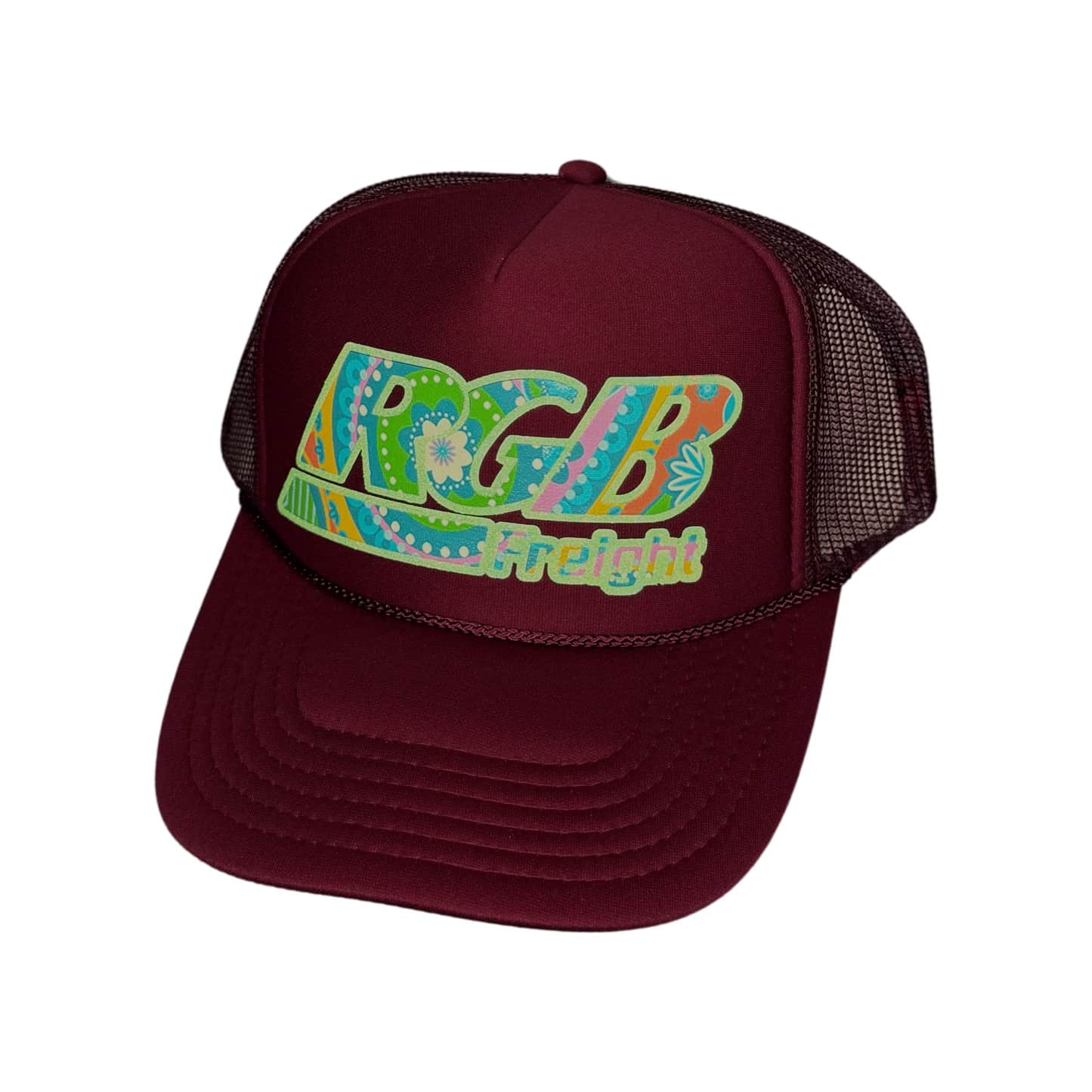 Casquette trucker Art Junkie bordeaux RGB-influensse