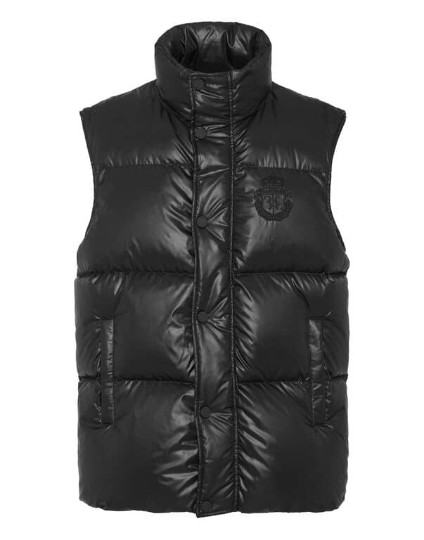 Doudoune sans manches noir Billionaire-influensse