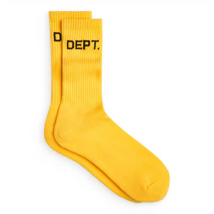 Chaussettes mi long jaune Gallery Dept.-influensse