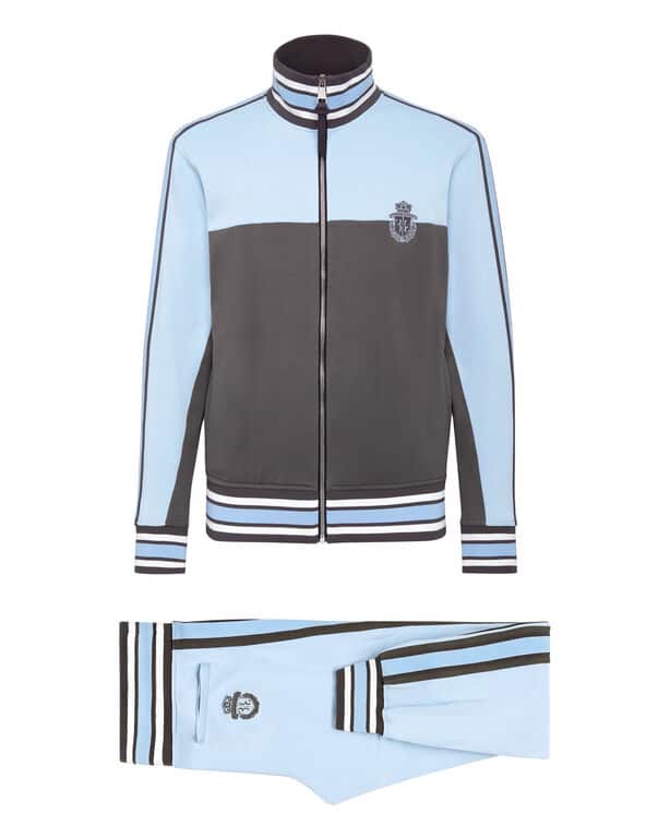 Ensemble survêtement molleton Crest bleu clair Billionaire-influensse