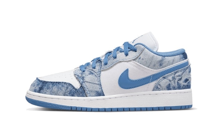 Air Jordan 1 Low Washed Denim-influensse