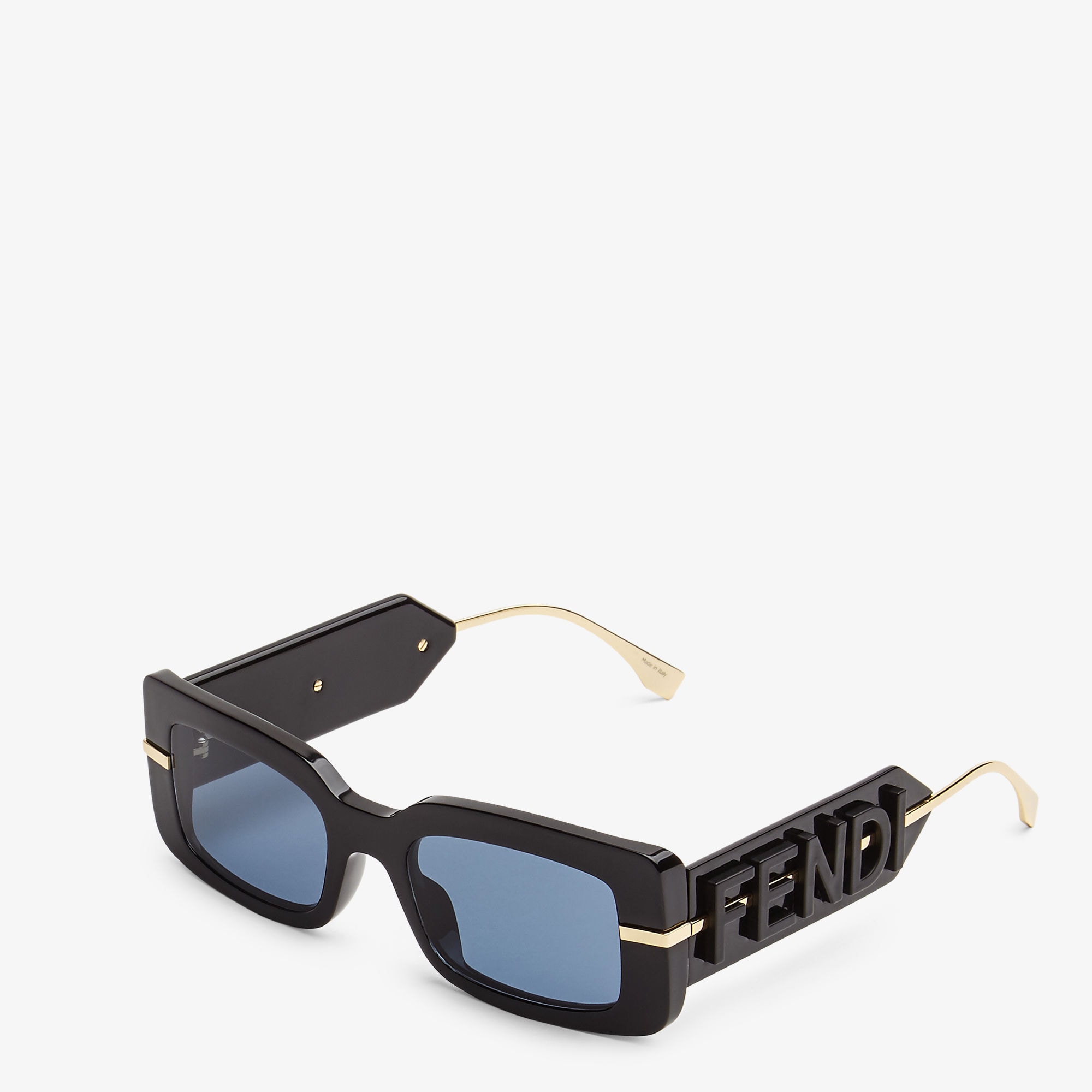 Lunettes de soleil Fendigraphy acétate noir Fendi-influensse