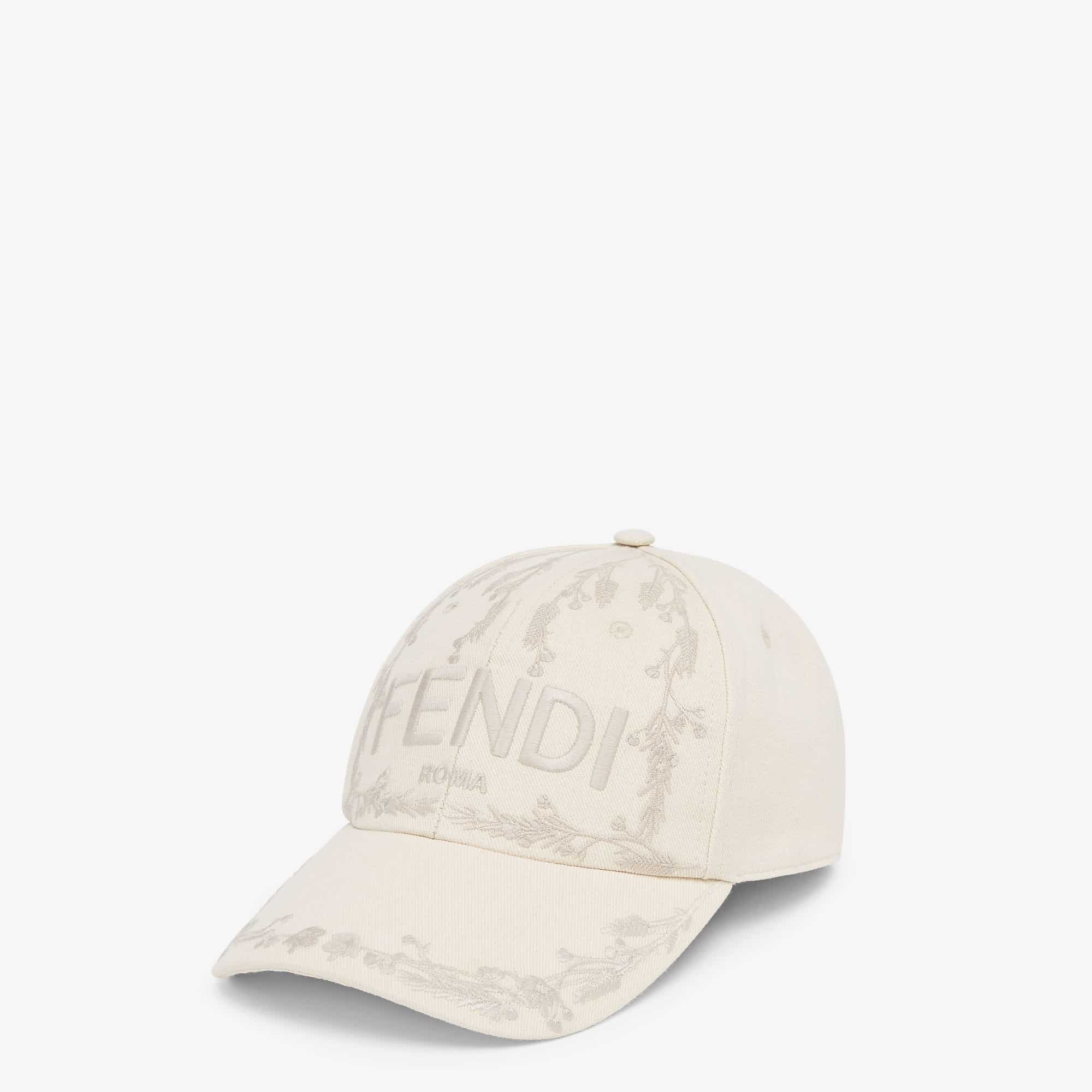 Casquette baseball jacquard FF marron Fendi-influensse