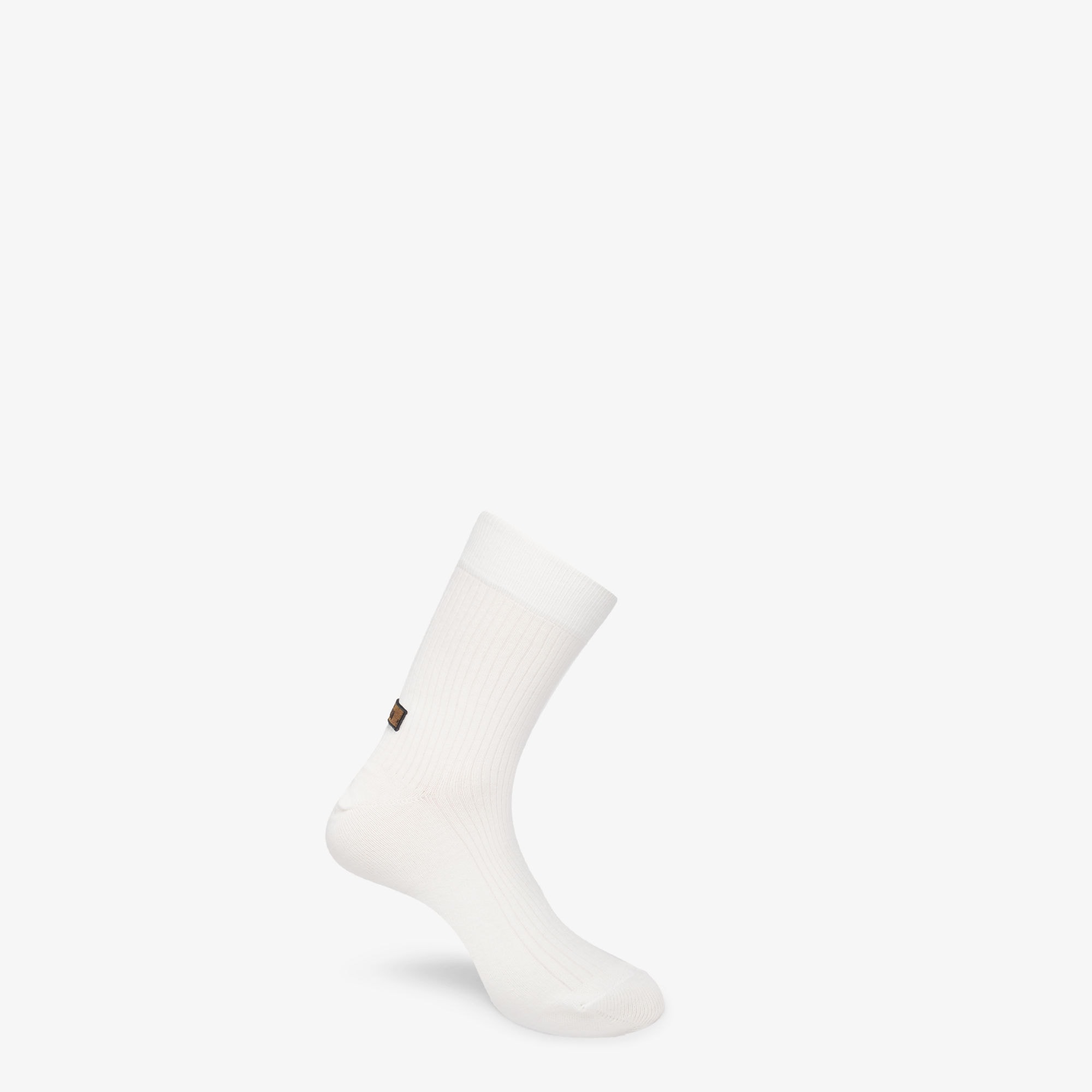 Chaussettes hautes coton stretch blanc Fendi-influensse