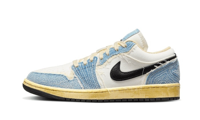 Air Jordan 1 Low SE WRMK Sashiko Denim-influensse