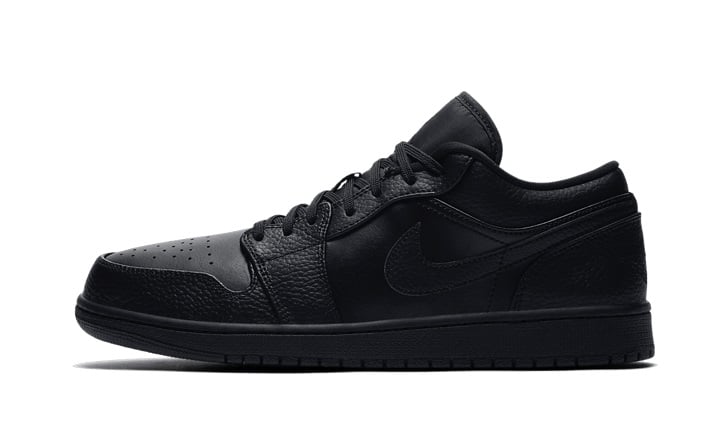 Air Jordan 1 Low Triple Black-influensse