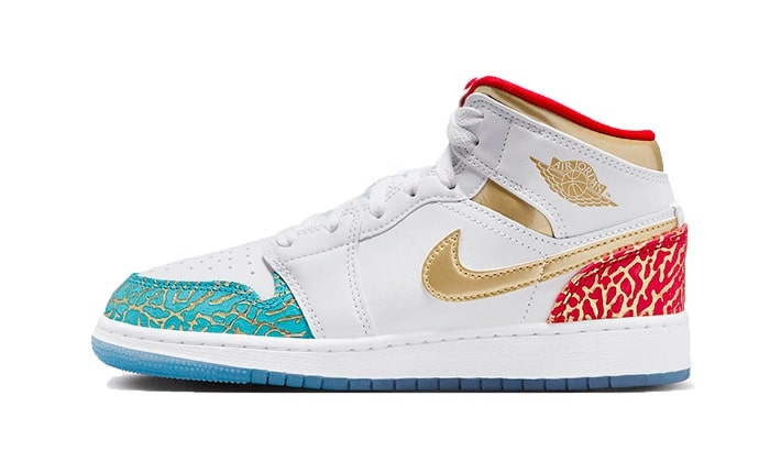 Air Jordan 1 Mid GS UNC to Chicago-influensse