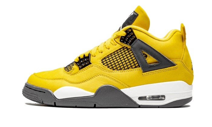 Air Jordan 4 Retro Tour Yellow Lightning-influensse