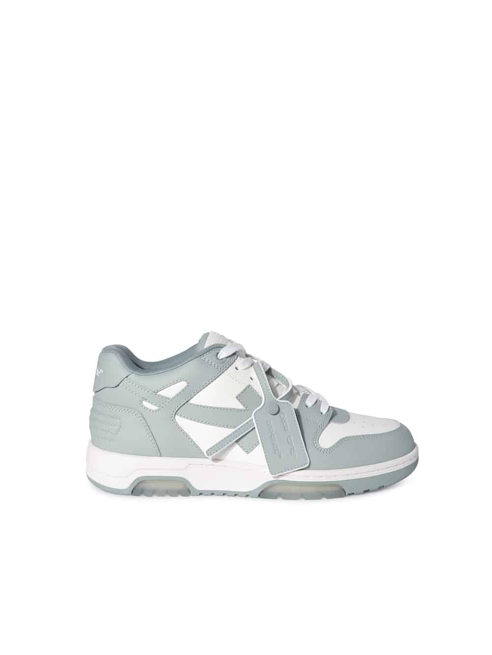 Sneaker cuir Out Of Office olive gris blanc Off-White-influensse