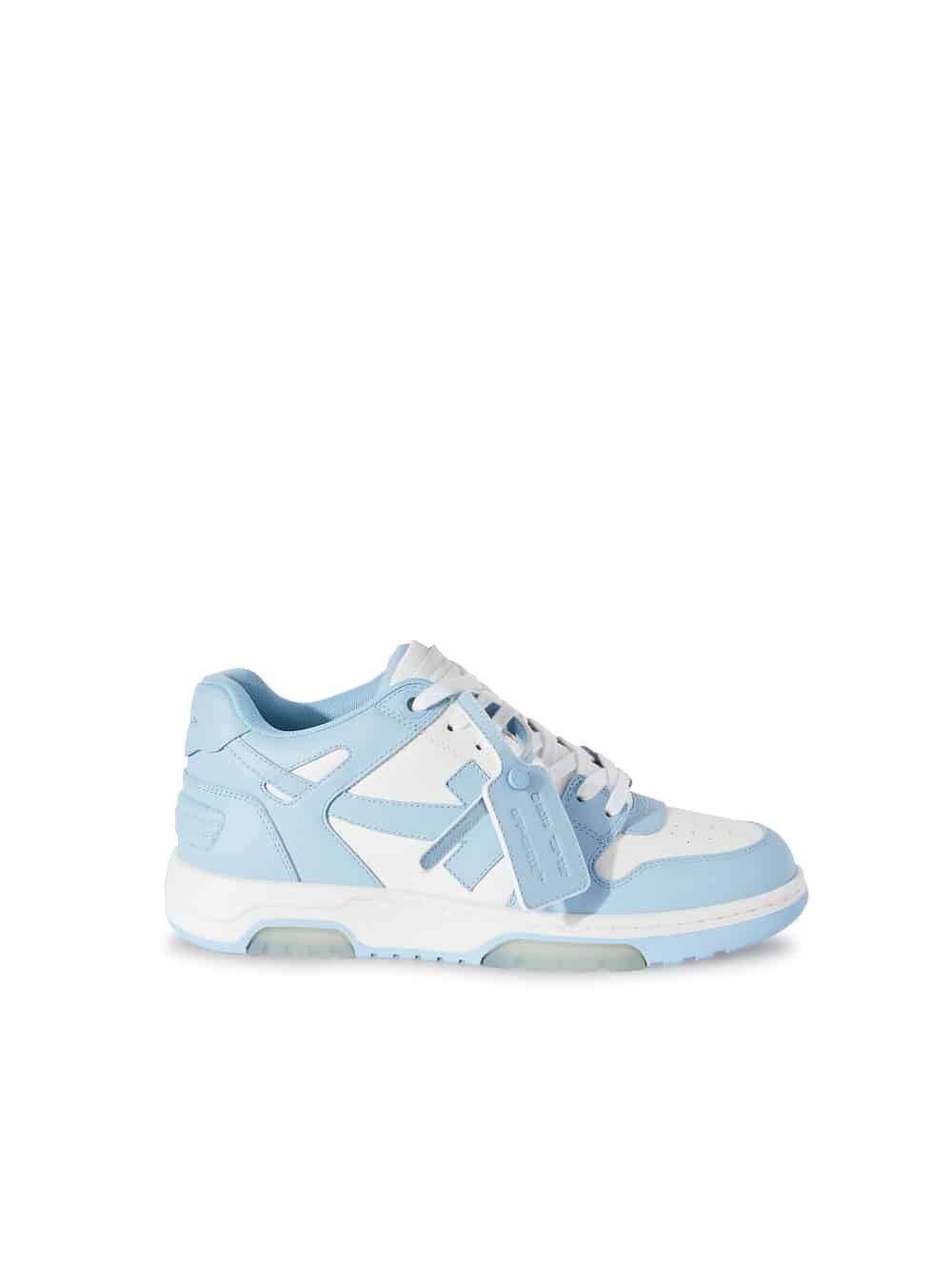 Sneaker cuir Out Of Office blanc bleu clair Off-White-influensse