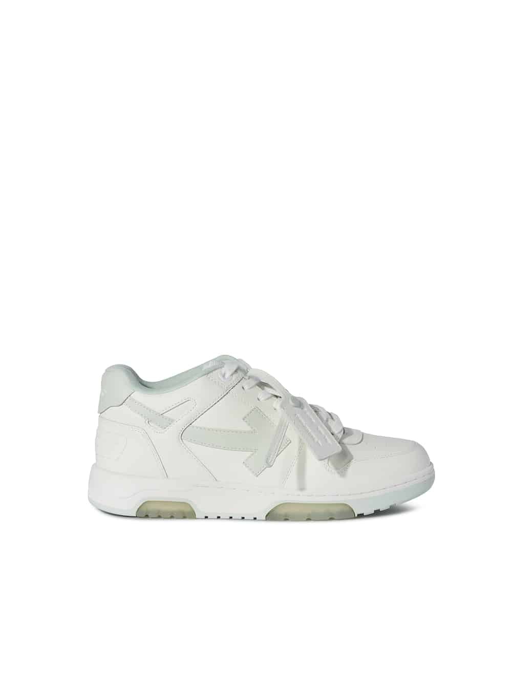 Sneaker cuir Out Of Office olive blanc menthe Off-White-influensse