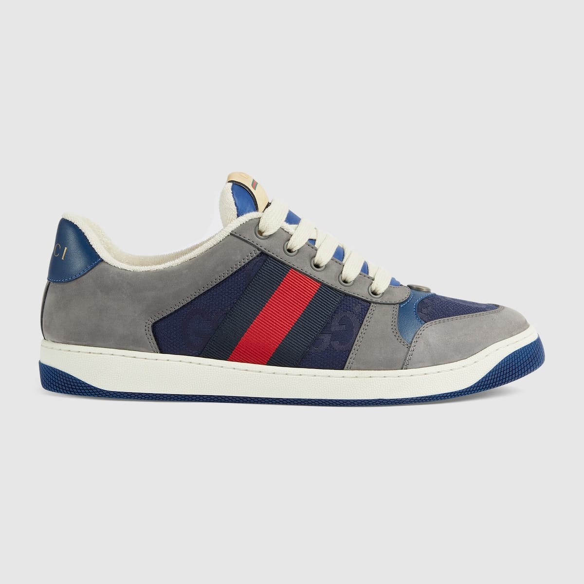 Sneaker Homme Screener GG daim gris Gucci-influensse