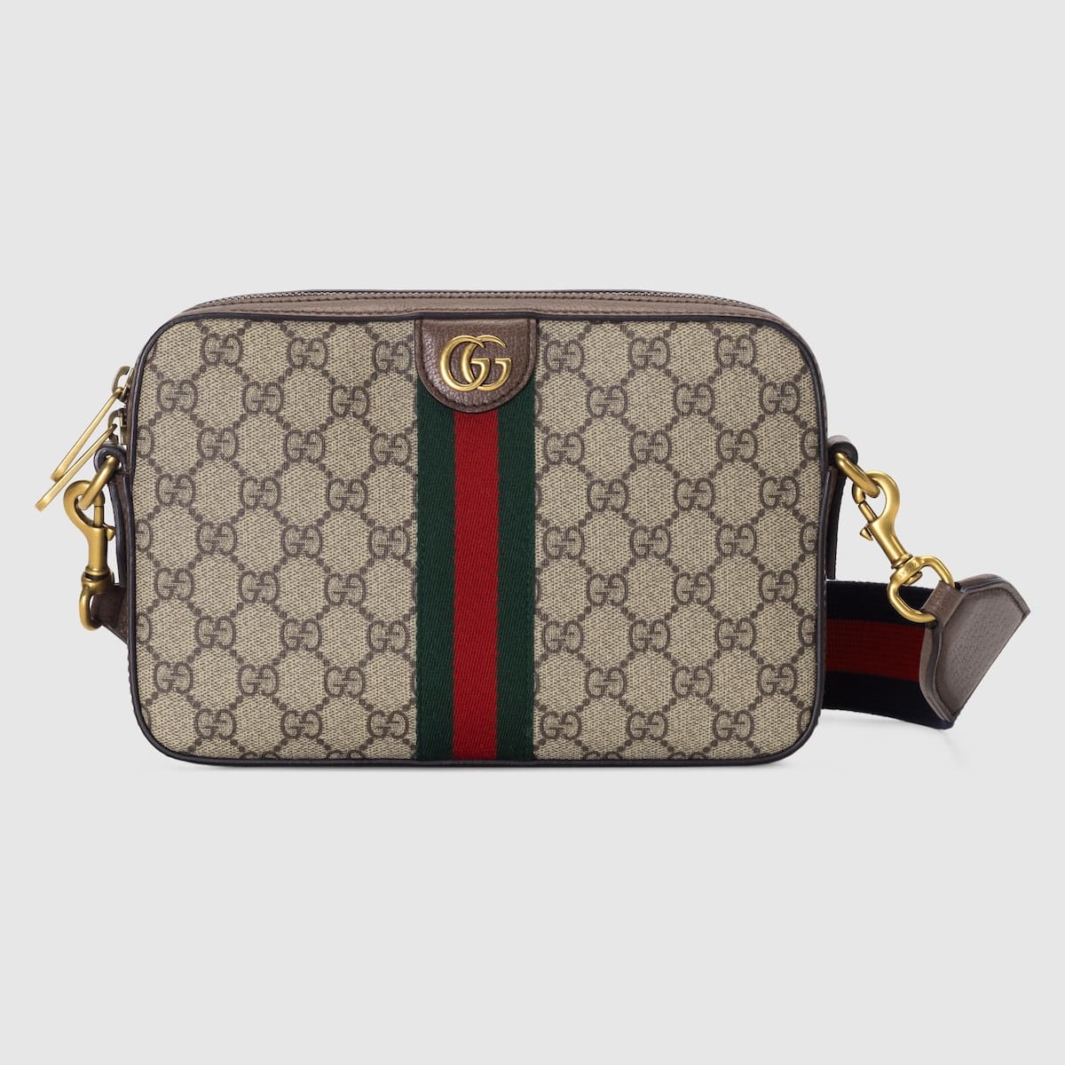 Sac à bandoulière Ophidia Toile Supreme beige ébène Gucci-influensse