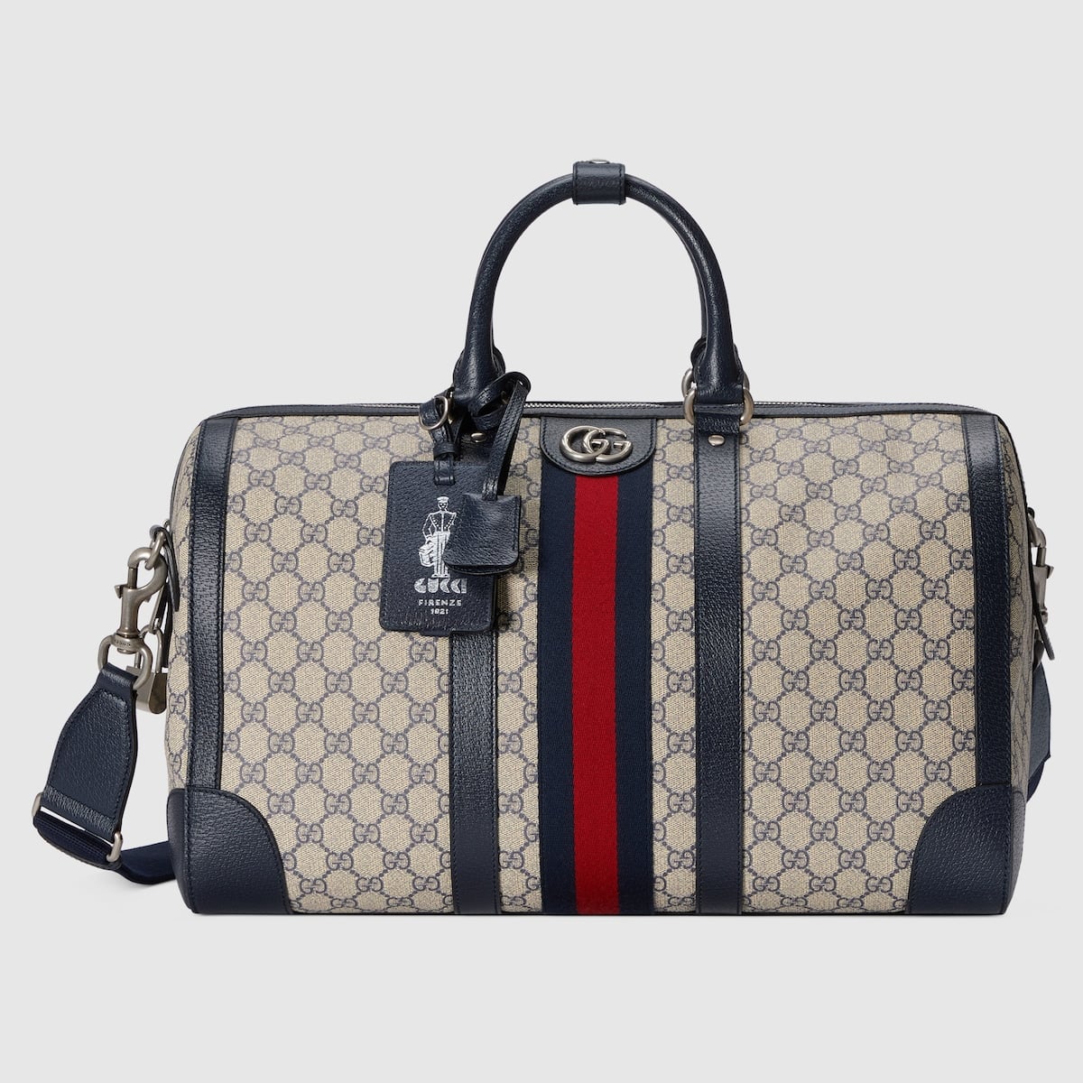 Sac de voyage Savoy Toile GG beige bleue Gucci-influensse